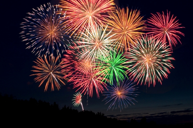 FOURTH of JULY FIREWORKS in SAVANNAH